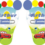 Design - Convites em forma de pés Design - Convites em forma de pés